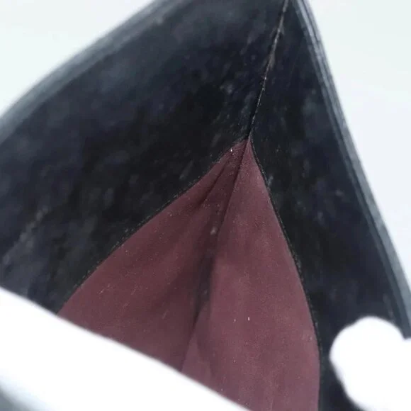 CHANEL Matelasse iPad Case Lamb Skin Black Silver CC Auth 141696 - Picture 16 of 16